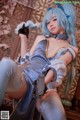 Coser@G44不会受伤 Vol.003: pa15旗袍 翠雀媚 (40 photos)